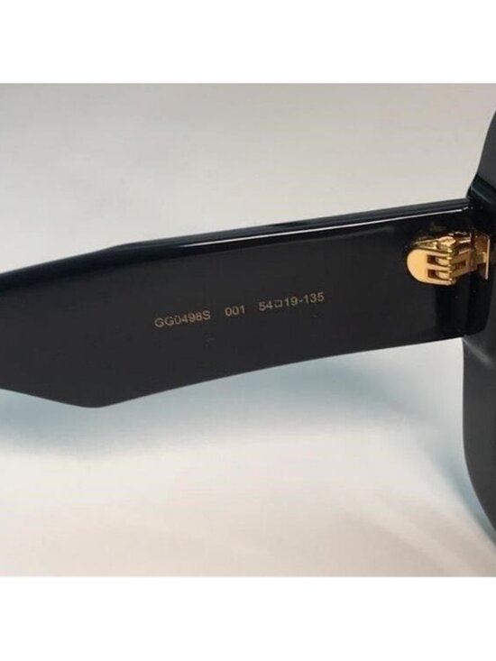 New Authentic Gucci Black Sunglasses GG0498S 001 main image 7